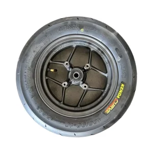 10 Front Rear Wheel Rim Set 100/90-10 90/90-10 CNC Aluminum Alloy Electric Scooter Moped E-bike Performance Upgrade Parts