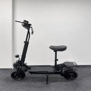 10 Inch Electric Kick Scooter with Seat 800W Motor 50 60km/h Max Speed Long Range Commuter Scooter