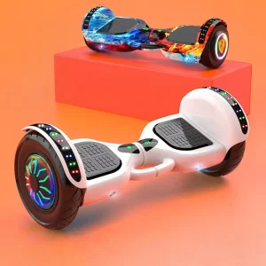 10 Inch Off Road Hoverboard Electric Self Balancing Scooter Long Range Dual Motor LED UL2272 for Adults