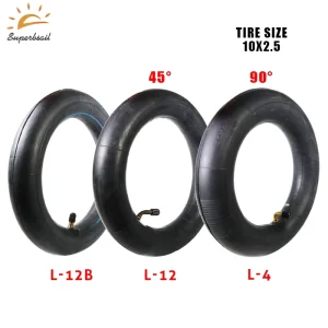 10 Inch Thickened Rubber Tyres 10X2.50 Replacement Inner Tube for Zero 10x KUGOO Electric Scooter Scooter Parts