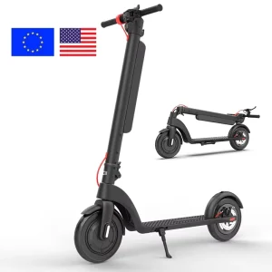 10 Inch Two Wheel Foldable Adult Electric Scooter 36 Volts Brushless Motor X8 Electric Scooter