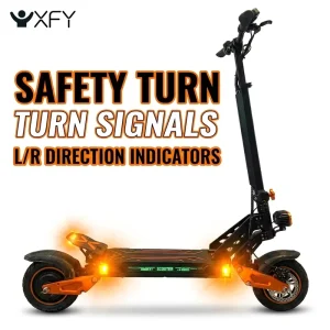 10″ Off Road Folding Aluminum Alloy Electric Scooter 1200W High Speed NFC Start 21AH Lithium Battery Waterproof