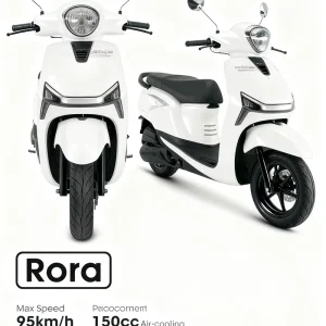 125CC EFI Gasoline Scooter with 95km/h Max Speed CBS Braking LCD Panel Customized Color Urban Commuting
