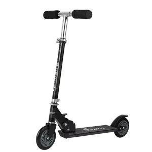 125mm Wheels Kick Scooter for Ages 6+ Kid Teens & Adults Max Load 220 LBS Foldable for Kids Adjustable Levels Bearing ABEC9