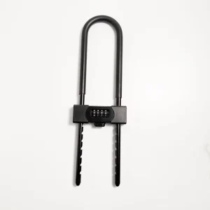 13*90*415mm 4 Digit Combination Anti Theft D Shape Lock U Lock Bike Bicycle E Scooter Motorcycle Accessories U Lock