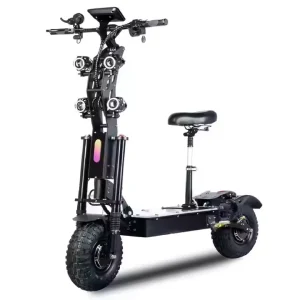 14-Inch 72V10KW Adult Off-road Electric Scooter X14 With Seat