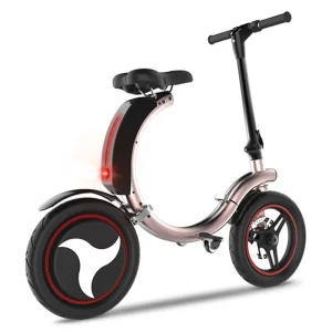14 Inches Front Brake Foldable Electric Scooter Adult Anti Slippery Pedal 2 Wheel Stand up Electric Scooter