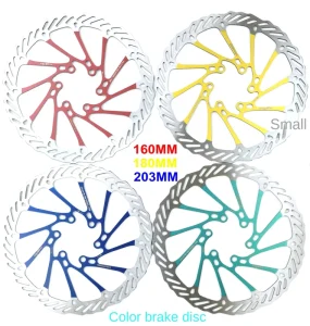 140/160/180/203mm Waterproof Metal Color Electric Scooter Disc Brake Scooter and Bicycle Accessories