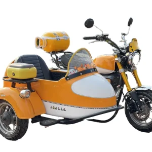 150CC Sidecar Motorcycle 3 Wheel Motorcycle Sidecar Gasoline Powered Cargo Scooter Trike