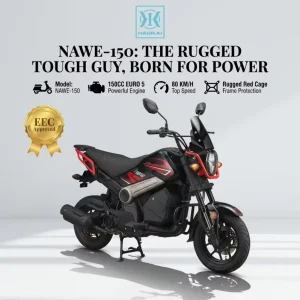 150cc 4 Stroke Air Cooled Gas Scooter EURO 5 CDI 6.9kW 80km/h Top Speed 7.3L Fuel Tank Gasoline Powered Moped Scooter