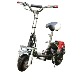 2 Stroke 63cc Petrol Scooter Off Road Alloy Wheels >40km h Speed Gas Scooter for Sale