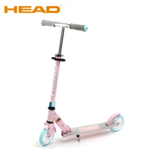 2-Wheel Adjustable Head Kick Scooter with T-Bar Handlebar Aluminum Frame Planar PU Wheels for Child Beginners