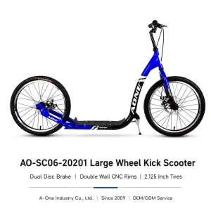 2-Wheel Kick Pedal Push Scooter Adult Professional Foot Scooter