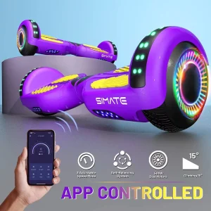 2 Wheel Self-Balancing 24V Lithium Battery Electric Scooter Maximum Load Capacity of 100kg LED Light