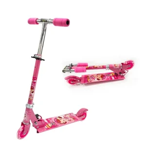 2 Wheels Foldable Baby Kick Scooter Height Adjustable Kid Foot Scooter for 3 Age Children