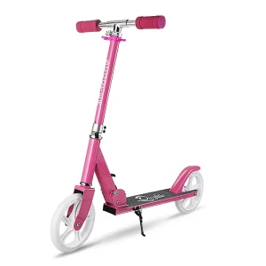 2 Wheels Kick Scooters Foot Scooters Bike for Kids and Teenagers Adjustable Lean to Steer Handlebar with Handbrake