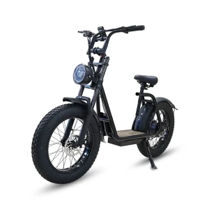 20-Inch Fat Tire Two-Wheel Electric Scooter Lithium Battery Foldable Waterproof 750W Brushless 120kg