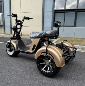 2000W Brushless Three-Wheel Electric Scooter 13 Inch 20Ah 40Ah Lithium Battery Foldable Waterproof Adult City Use