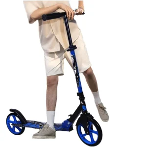 200mm Aluminium Alloy Kick Scooter for Adults Foldable with PU Wheels