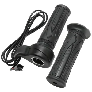 20X Full Twist EBike Throttle Handle Accelerator 12V-72V SM Plug Connector for Electric Bike Electric Scooter