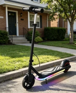 24V 150W Steel Body Foldable Lightweight Two Wheel Foot Scooter for Kids 6 12 Years Outdoor Use Modern Design