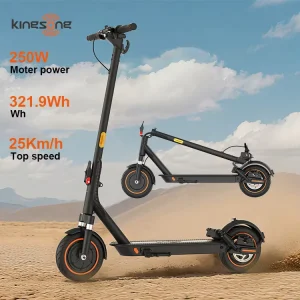 250W Foldable Electric Scooter for Commuting 10” Honeycomb Tire 37V 8.7Ah Battery Range 35 km APP Support