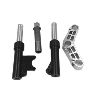 27mm Oil Shock Absorption 2 Pieces Front Shock Suspension Hydraulic Fork for E Scooter Mini Motorcycle Accessories