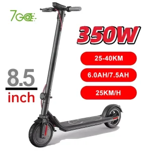 2Wheel 6AH7.5AH10Ah 350W Electric Foldable City High Speed Adult Electric Scooter 25km h 150kg