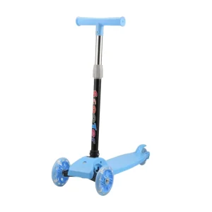 3 Wheel Foldable Modern Scooter for Kids Ages 3 6 Years Old Height Adjustable Plastic Wheels Stable Standing Design Outdoor Use