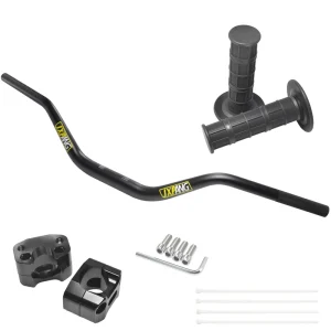 32mm Motorcycle Handlebar & Clamp Conversion Kit W Grips Motorcycle Accessory Body System Accessory for Dirt Bike & ATV CRF KLX