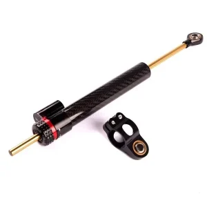 342mm Plus Long Universal Carbon Motorcycle Adjustable Steering Damper Stabilizer for Motorcycle Scooter