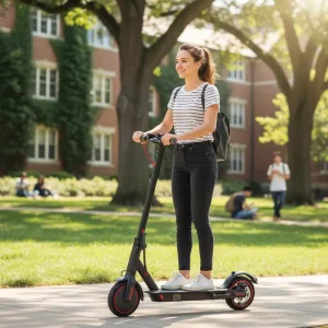 350W 36V 8.5Inch App Control High Carbon Steel with Disc Brake and 120kg Load Capacity Folding Adult Electric Scooter