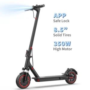 350W 8.5-inch Fast-folding Adult Electric Scooter Foldable Mini Electric Motorized Scooter