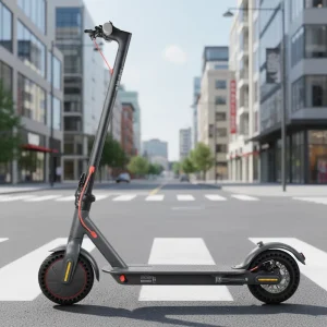 350W Waterproof Foldable E-Scooter for Adults 25km/h 10.4Ah Battery 8.5 Inch Solid Tire Disc Brake with App