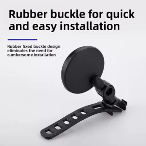 360 Degree Adjustable Wide Angle Convex Mirror 8cm Universal Electric Scooter Bicycle Rear View Accessory