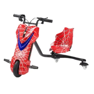 360 Degree Drift Children’s Electric Scooter 3 Wheel Drift Tricycle LED Light Children’s Riding Toy
