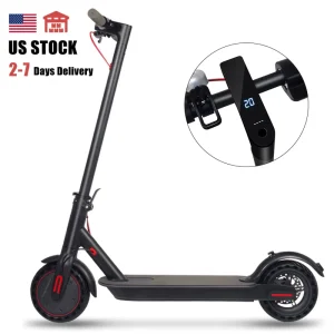 36V 350W 10.4Ah Long Range Folding E Scooter 8.5 Inch Solid Tire 25 km h Foldable Electric Scooter