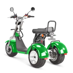 4000w Dual Motors and Dual Controllers Citycoco Electric Tricycles 3 Wheel E Scooter