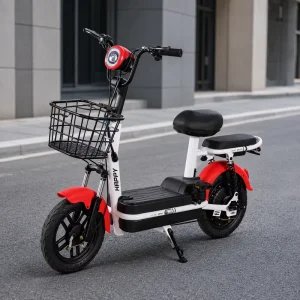 48V 350W Commuter Long Range Scooty Electric Bike Adult Electric Scooter with Seat
