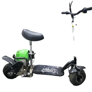 49cc 50cc 2 stroke Mountain Gas Scooter Foldable 9 Inch Tire