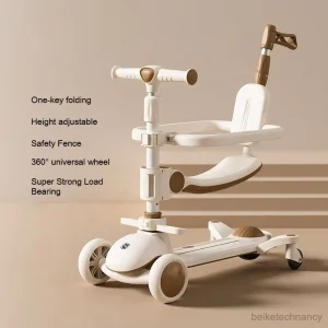 5 in 1 Kids Scooter with Canopy for Boys Girls OEM Small MOQ Fast Delivery Scooter for Toddler