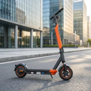 500W Brushless Lithium Battery Electric Scooter with Digital Sensor Foldable Waterproof 25-30km Range 10 Inch Tires