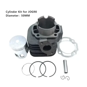 50MM Motorcycle Engine Cylinder Kit for Yamaha JOG90 Two-stroke Scooter Cylinder Block Piston Replacement Parts