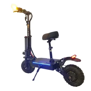 5600w 4000w Aluminum Lithium Battery Waterproof IPX5 Folding Double Suspension Road Scooter 60V Source Factory