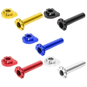 7/8 Aluminum Throttle Grip Twist Quick Action Throttle Settle Belt Cable for Mud Pit Bikes 50cc 110cc 125cc