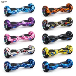 7 Inch Self Balancing Electric Scooter with Handle LED Lights Bluetooth for Middle East Europe Market