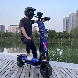72V 60v 30 100AH E Scooter Folding Off Road Electric Scooters Powerful Adult 13INCH SCOOTER With Seat