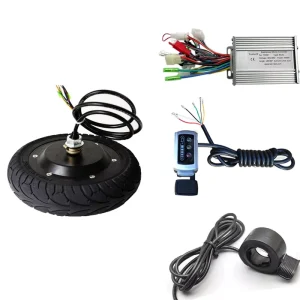 8 Inch 24V 36V 250W 400W Brushless Gearless Hub Motor Wheel Kits High Speed Electric Scooter Motor Accessories