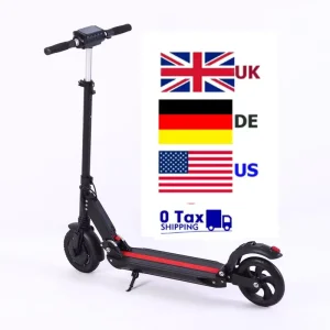8 Inch 36V Adult Electric Scooter 350W with Matchable Protective Gear