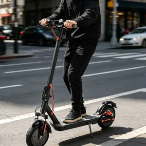 8.5-inch Adult Electric Scooter Foldable Aluminum Alloy Carbon Steel Frame Lightweight Electric Scooter